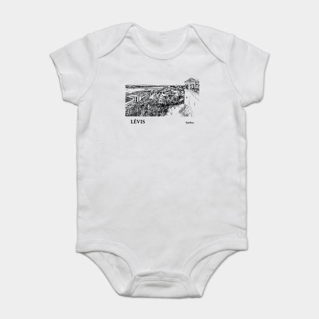 Levis Quebec Baby Bodysuit by Lakeric